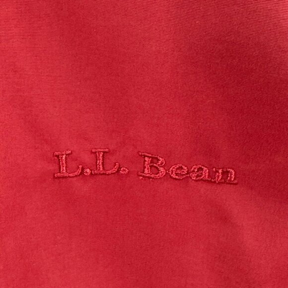 L.L. Bean Burgundy Fleece-Lined Jacket Mens Size M - Picture 3 of 10